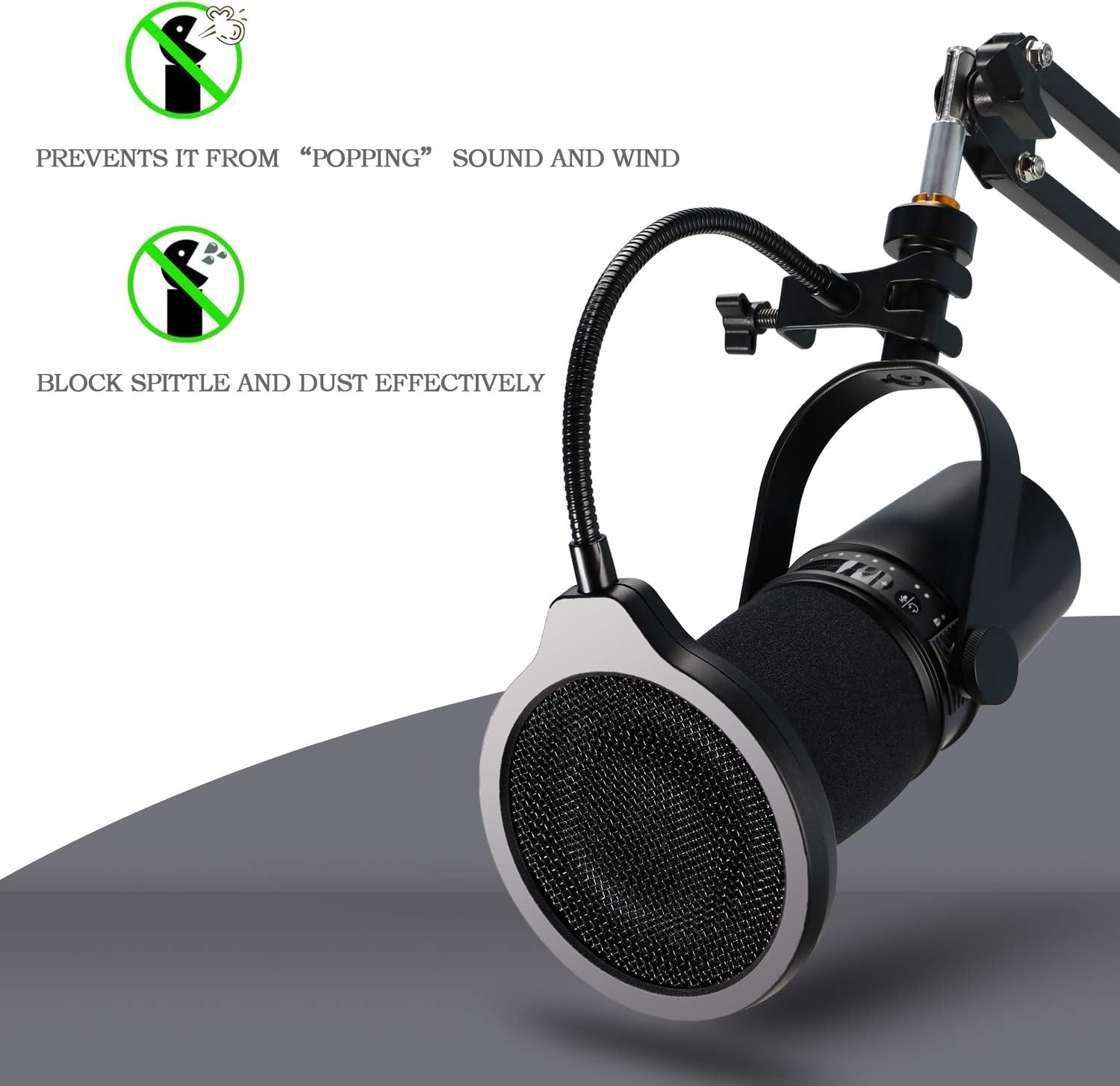 Filtro Antipop para Micrófono  - Shure Mic Mv7 reseña y precio