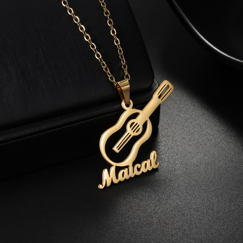 Nuevo collar con colgante de i - Musical Instrument And Names reseña y precio